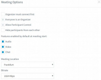 3CX V16 Update 5 Release Candidate 3 Updated WebMeeting bitrate option in v16 Update 5 Release Candidate (RC).