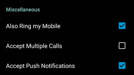 android accept push notifications