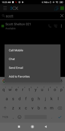 android send email favorites